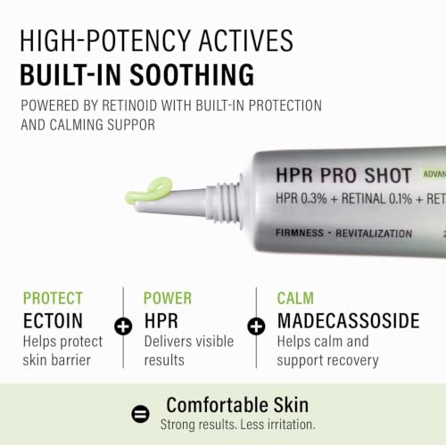 HPR PRO SHOT Triple Retinoid Firming Cream - Green, 0.67 Fl Oz, Night Anti-Aging Moisturizer