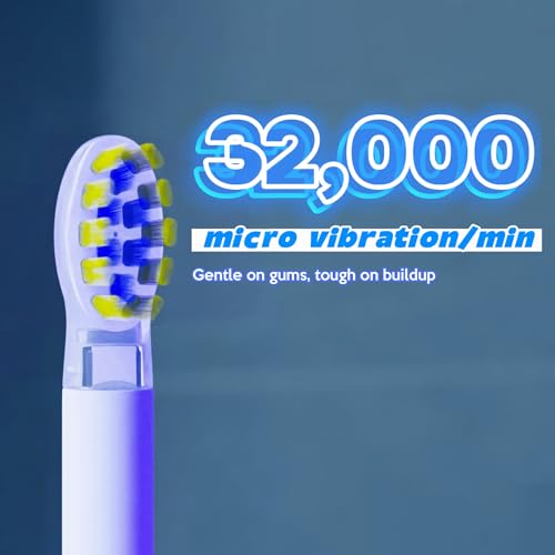 Electric Sonic Toothbrush with Built-in Mouthwash Reservoir & Pump - Crystal White Variation