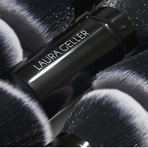 LAURA GELLER NEW YORK Filter Finish Pressed Radiant Setting Powder + Airbrush Round Kabuki Makeup Brush