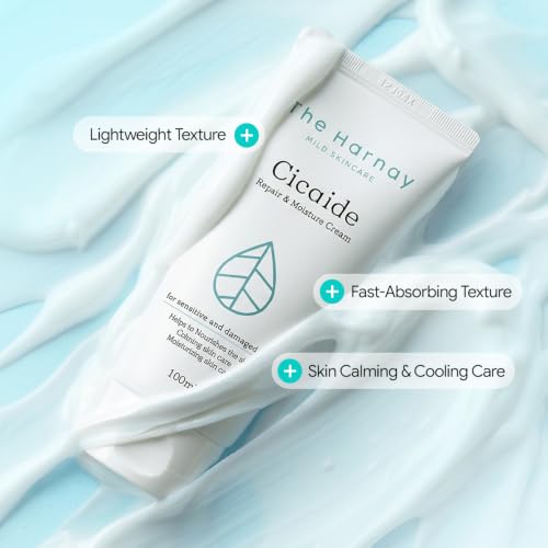 Korean Cica & Ceramide Face Moisturizer - Long Lasting Hydration for Sensitive Skin