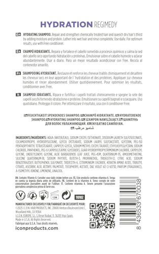 Moisturizing Hair Shampoo for Damaged & Chemically Treated Hair - 8.5 oz