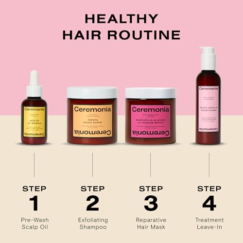Moisturizing Hair Mask for Dry & Damaged Hair - Guava & Natural Ingredients 7.8 fl oz