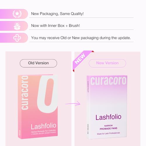 Curacoro LashFolio Narrow Promade Fans 10D-0.03 CC Curl 8-11mm