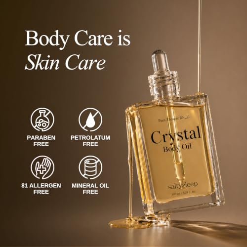 Anti-Aging Body Oil with Vanilla Scent - Hydrating, Non-Greasy Moisturizer - 3.38 fl oz