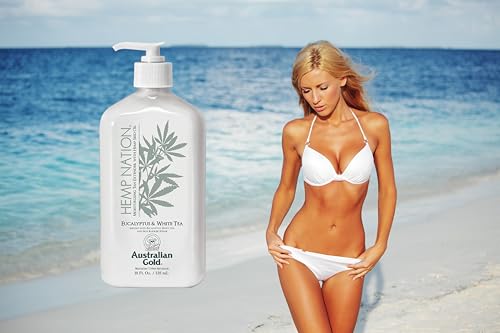 Australian Gold Hemp Nation Eucalyptus & White Tea Moisturizing Tan Extender 18oz