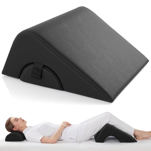 Massage Bolster Pillow for Legs & Support - Waterproof Foam Leg Pillow for Massage & Tattoo