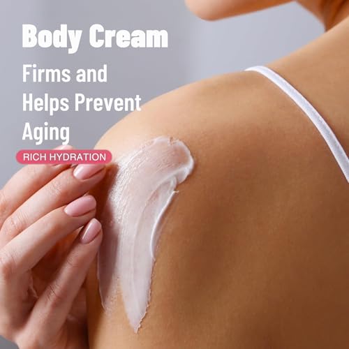 Moisturizing Body Cream for Dry Skin with Floral Spicy Scent - 6.7 oz