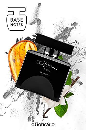 O Boticario Coffee Duo Men’s Cologne 3.4 oz – Aromatic Coffee & Amber