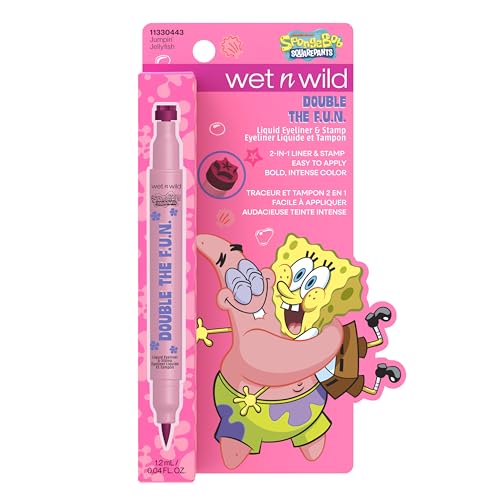 wet n wild Spongebob Double The F.U.N. Liquid Eyeliner & Stamp - Jumpin' Jellyfish