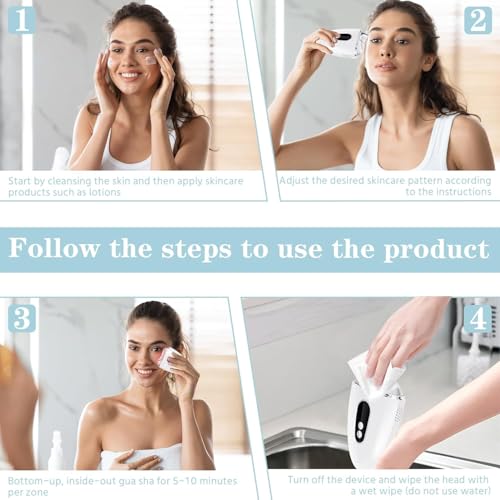 ZoGoo Hot & Cold Face Massager with Microcurrent & LED Light Therapy, Skin Lifting & Tightening Device