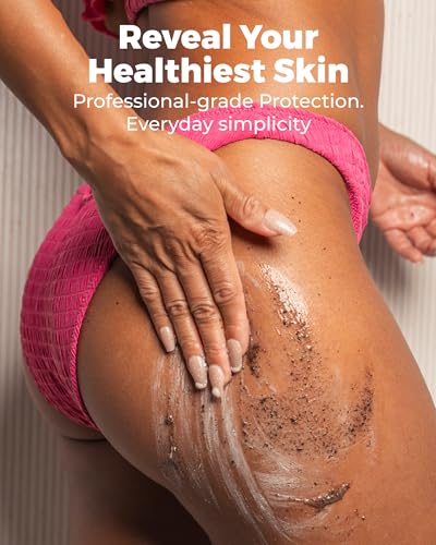 Body Scrub Coconut & Oregano Exfoliator for Smooth Skin - 8 oz