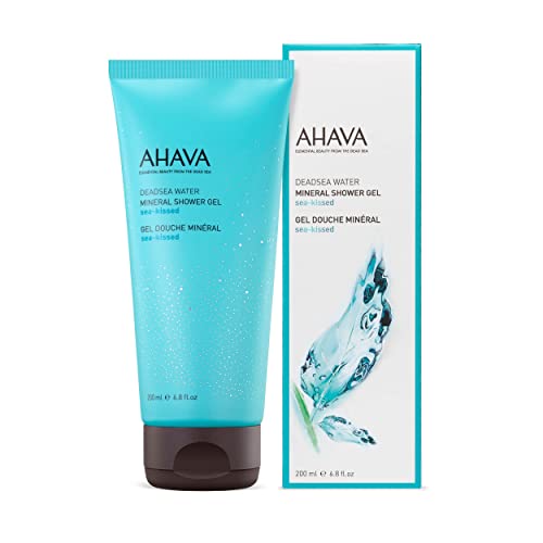AHAVA Dead Sea Water Mineral Shower Gel - Refreshing & Relaxing, 6.8 Fl Oz
