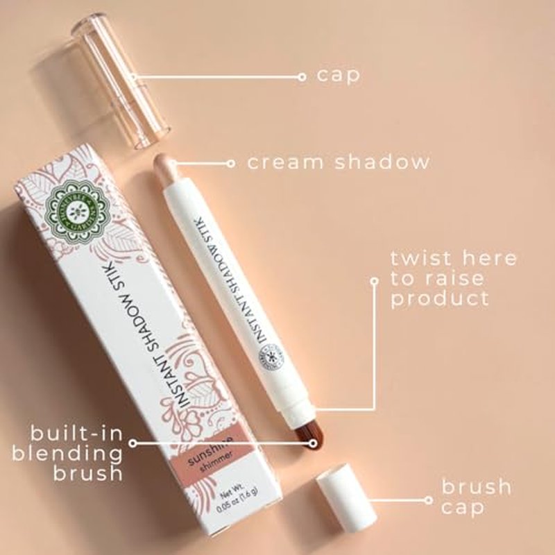 Honeybee Gardens Instant Shadow Stik, Twinkle Pink (Shimmer)