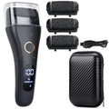 Celepen Electric Foot File Callus Remover with Storage Bag, 3-Speed Pedicure Kit