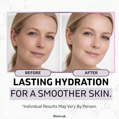 Korean Collagen Moisturizer with Peptides & Niacinamide - Anti-Aging Cream for Dry Skin