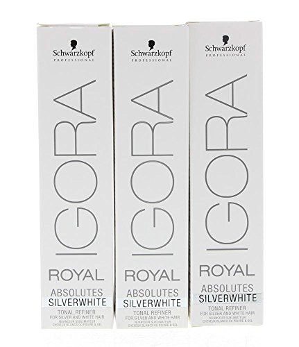 Silver White Hair Toning Cream - Ammonia-Free Permanent Gray Hair Color