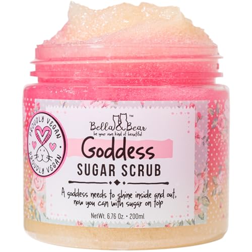Spa Gift Set with Body Scrub Bubble Bath Lip Balm - Vegan & Cruelty-Free
