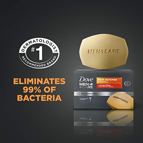 Dove Men+Care Antibacterial Soap Bar with Aloe Vera - 3.75 Oz, Pack of 6