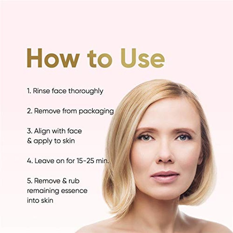 12PCS Collagen Facial Masks - Skin Care Hydrating Face Sheet Mask with Hyaluronic Acid & Hydrolyzed Collagen Mask for Deeply Moisturizing & Anti Wrinkles & Refreshing Skin, 24K Gold