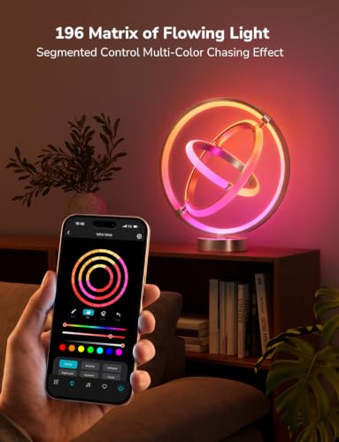 Lepro TB1 AI Smart Table Lamp - Planets RGB+IC Color Changing Desk Light