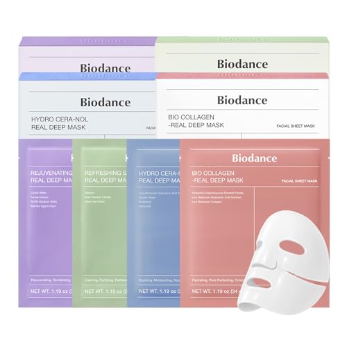 BIODANCE Caviar PDRN & Collagen Skin Care Set with Sea Kelp Mask - Korean All-in-One Facial Kit