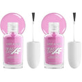 wet n wild Fast Dry AF Nail Polish Color, Pink Heels On The Beach | Quick Drying - 40 Seconds | Long Lasting - 5 Days, Shine (0.46 Fl Oz) (Pack of 2)