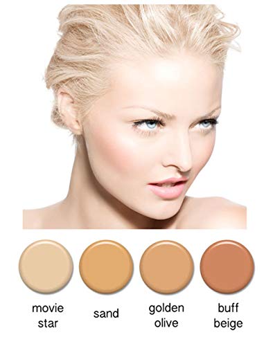 4-Piece Water-Based Airbrush Foundation Set for Flawless Complexion