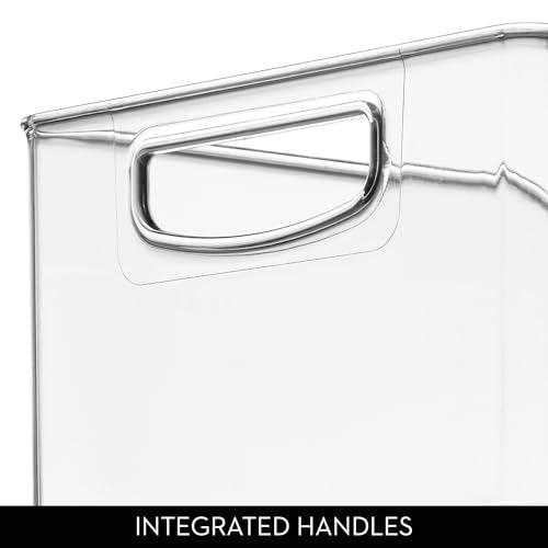 iDesign Stackable Storage Bin Set of 4 - Clear Kitchen & Home Organization