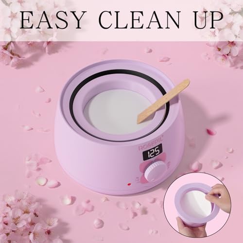 Digital Wax Warmer Waxing Kit for Women & Men - 6 Pack Wax Beads - Variation A
