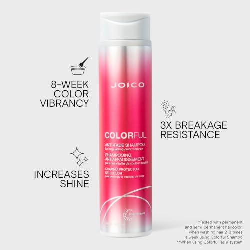 Joico Colorful Anti-Fade Shampoo 10.1 Fl Oz Long-Lasting Color Vibrancy