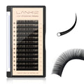 Classic Volume Lash Extension, 0.03 C Curl 14-20mm Mixed Eyelash Extension Lash Trays, Super Matt Black Individual Lash Extensions for Professional Salon Use