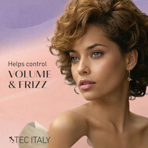 Tec Italy Metamorfosi Leave-In Styling Cream for Curly & Wavy Hair, Heat Protection, Smoothing, Frizz Control & Shine, 10.14 fl oz (300 ml)