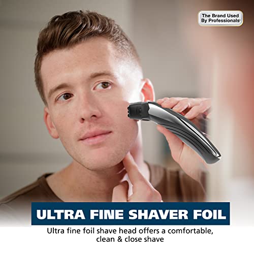 Cordless Hair Clipper and Shaver Kit with 12 Attachments - Lithium-Ion Rechargeable