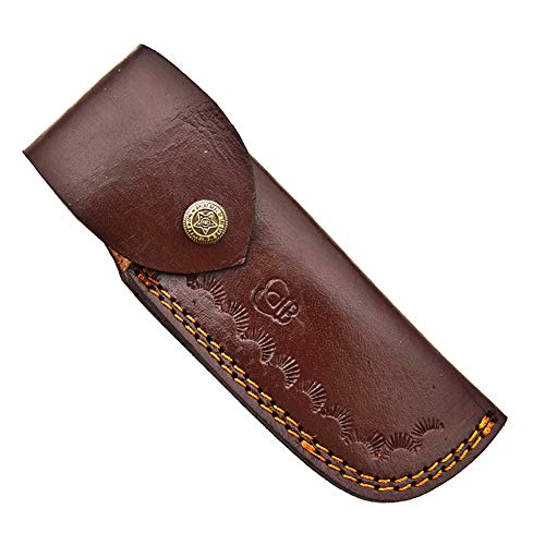 Strong Edges Damascus Steel Straight Razor Kit with Leather Case & Strop - Classic Barber Shaving Razor, Pre-Honed for Men, Gift Ready