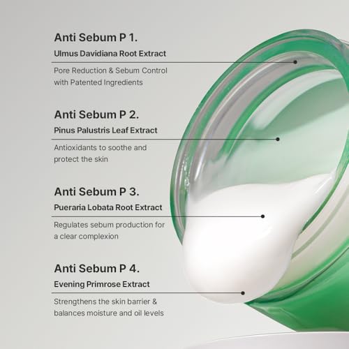 ROUME Balancing Water Parsley Cream 1.69 fl.oz. (50ml) ? Korean Facial Moisturizer for Oily Skin, Pore Refining & Sebum Control, with 33,975ppm Water Parsley Extract, Brightening & Anti-Wrinkle