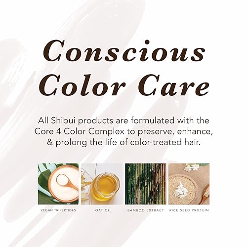 SHIBUI Color Care Ultra Hydrating Shampoo 12 Fl Oz - Silicone-Free, Color Safe, Vegan Hair Care for Medium to Coarse Hair