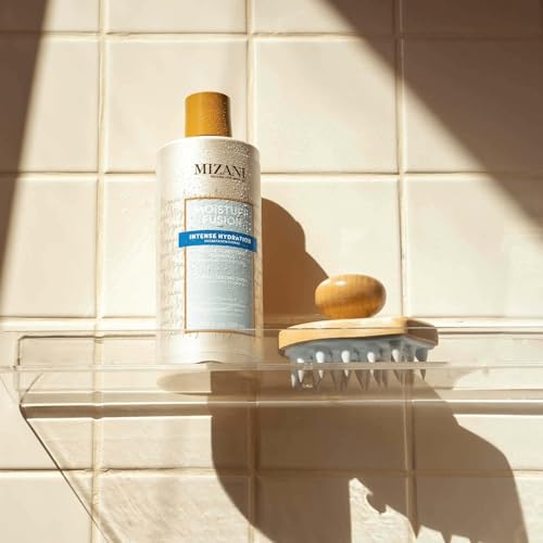 Mizani Moisture Fusion Gentle Clarifying Shampoo - Cleanses Hair to Remove Buildup, With Charcoal, For Curly Hair