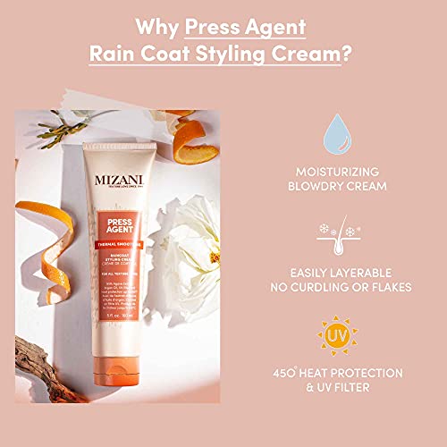 Layerable Blowdry Cream for Frizzy Hair with Heat Protection - Argan Oil Formula
