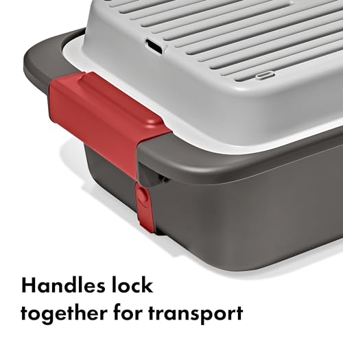 Outdoor Camping Wash and Dry System with Bins, Rack & Utensil Holder
