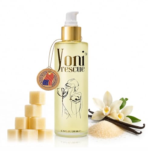 Yoni Rescue Vanilla Sugar Body Oil for Women 6.76 oz Daily Moisturizer