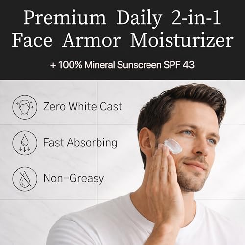 Hell on Earth 2-in-1 Mineral Sunscreen & Face Moisturizer SPF 43, Hydrating & Reef-Safe
