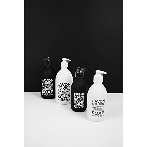 Liquid Marseille Soap with Black Tea - 16.7 Fl Oz, Refillable Hand & Body Wash - Provence