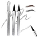 BLUE LOVE 2PCS Two-Prong Eyebrow Pen, Upgrade 2 Tipped Eye Brow Pencils for Women, Waterproof Lasting All-Day Eye Makeup with Microblading Brow Pen with Hair Like Strokes (2PCS Brown)