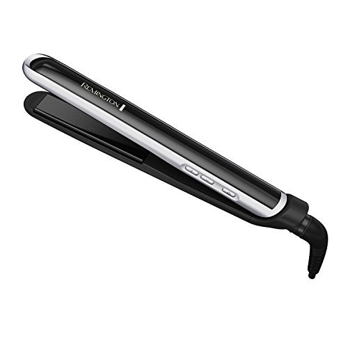 Remington Pearl Pro Ceramic Flat Iron 1-Inch Floating Plates White/Black, Pack of 1