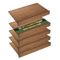24-Inch Bamboo Wire Shelf Cover for Wire Shelving - MapleGrace Variation 5