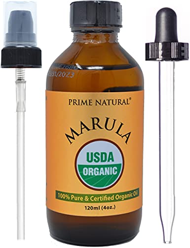 Organic Tamanu & Marula Oil Bundle - Face, Hair & Skin Moisturizer - USDA Certified Virgin Cold Pressed Vegan