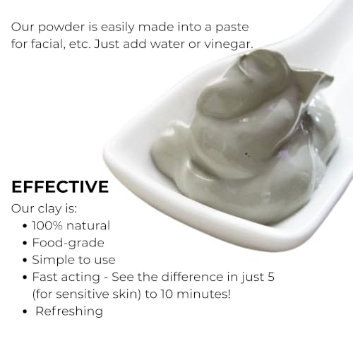 Bentonite Healing Clay Mask for Skin & Hair - 3 Lb Detox Powder