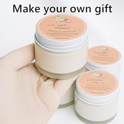 30 Pack 2oz Clear Glass Jars with Lids - BPA-Free Food & Cosmetic Storage