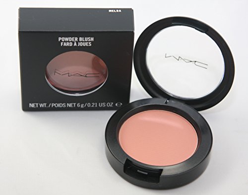 Powder Blush Melba - Soft Coral-Peach Face Makeup, 6g