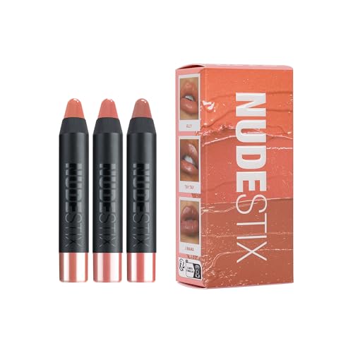 Mini Lip & Cheek Balm Set - Hydrating Nude Shades, Vegan & Cruelty-Free, 3-Piece